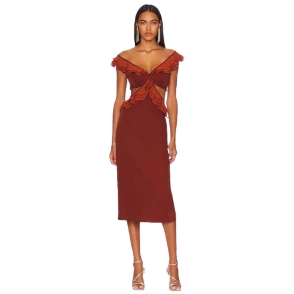 Andrea Iyamah Leni Midi Dress